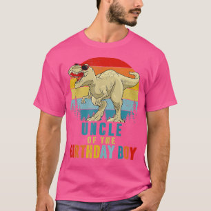T-shirt Oncle Dinosaure de la famille de jumelage de garço