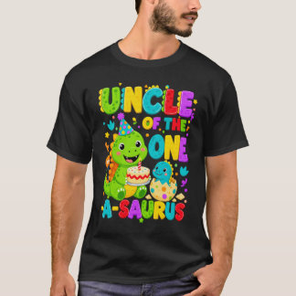 T-Shirt Oncle Du Garçon Qui Fête Son 1Er Anniversa