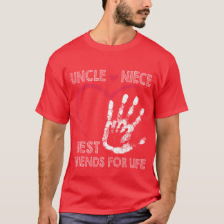 T-shirt Oncle et nièce meilleurs amis à vie vintage