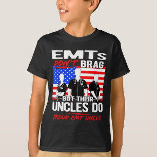 T-shirt Oncle fière d'être EMT - Citation drôle de la fami