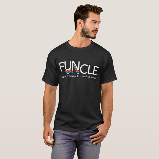 T-shirt Oncle Funcle Definition d'amusement (Devant entier)