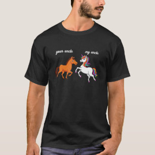 T-shirt Oncle Horse Unicorne Votre oncle Mon oncle Unicorn