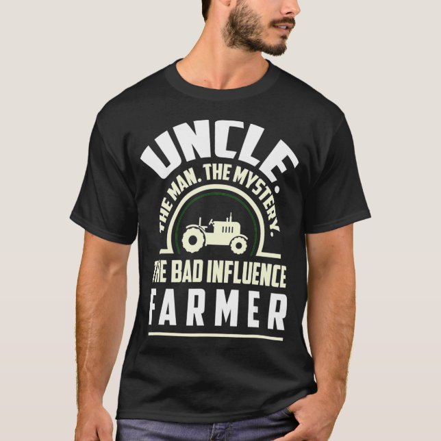 T-shirt Oncle L'Homme Le Mystère Mauvaise Influence Agrico (Devant)