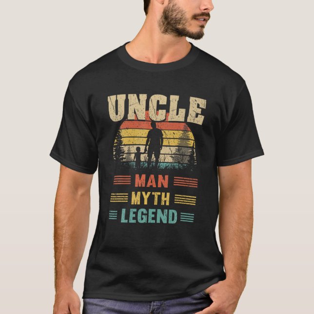 T-shirt Oncle L'Homme Le Mythe La Légende Don T Shirt (Devant)