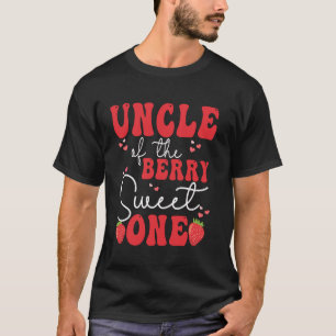 T-shirt Oncle Of The Berry Sweet One Strawberry First Birt