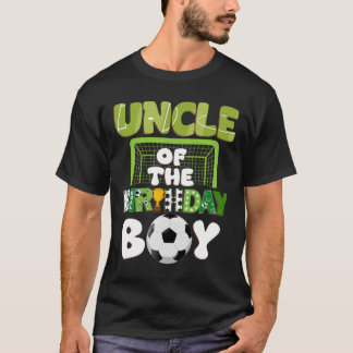 T-shirt Oncle Of The Birthday Boy Soccer Famille de footba