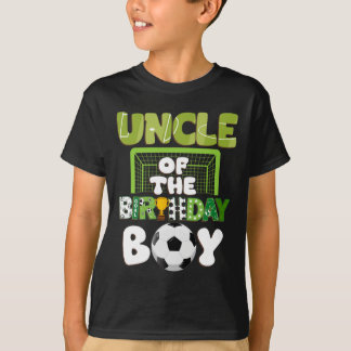 T-shirt Oncle Of The Birthday Boy Soccer Famille de footba