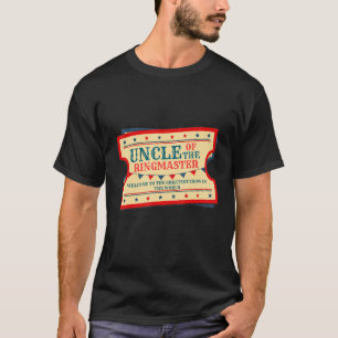 T-shirt Oncle Of The Birthday Ringmaster Kids Circus Party