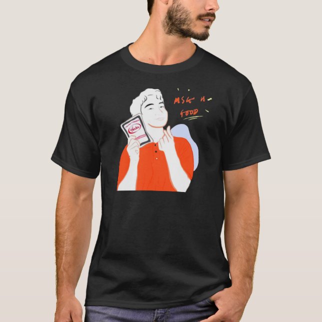 T-shirt Oncle roger (MSG & Food) (Devant)