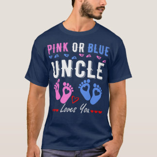 T-shirt Oncle Rose Ou Bleu Vous Aime Révélation De Sexe 10