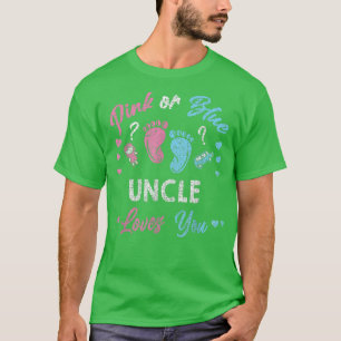 T-shirt Oncle Rose Ou Bleu Vous Aime Sexe Révéler Vintage