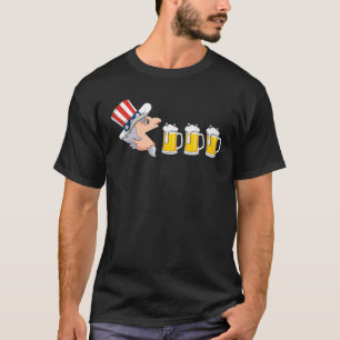 T-shirt Oncle Sam 4 juillet drôle