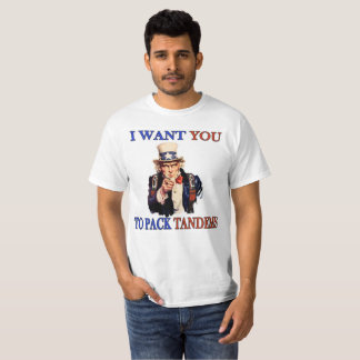 T-shirt Oncle Sam de parachutisme "je veux que vous