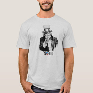 T-shirt Oncle Sam - pièce en t de Nope - de Nobama