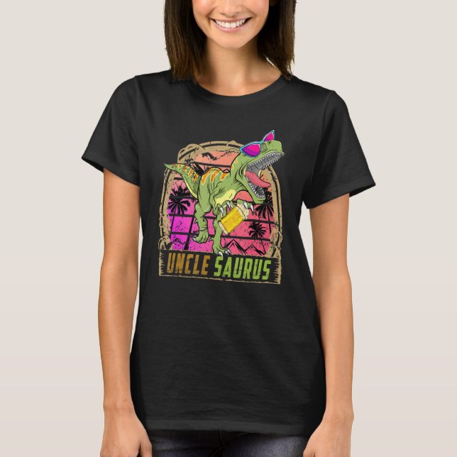 T-shirt Oncle Saurus Hommes Oncle Saurus Rex fête d'annive (Devant)