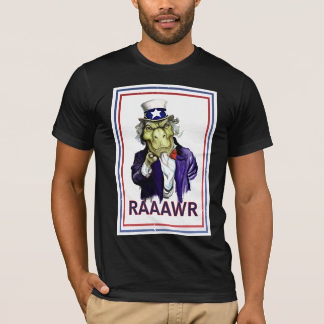 T-shirt Oncle-Saurus Rex (Devant)