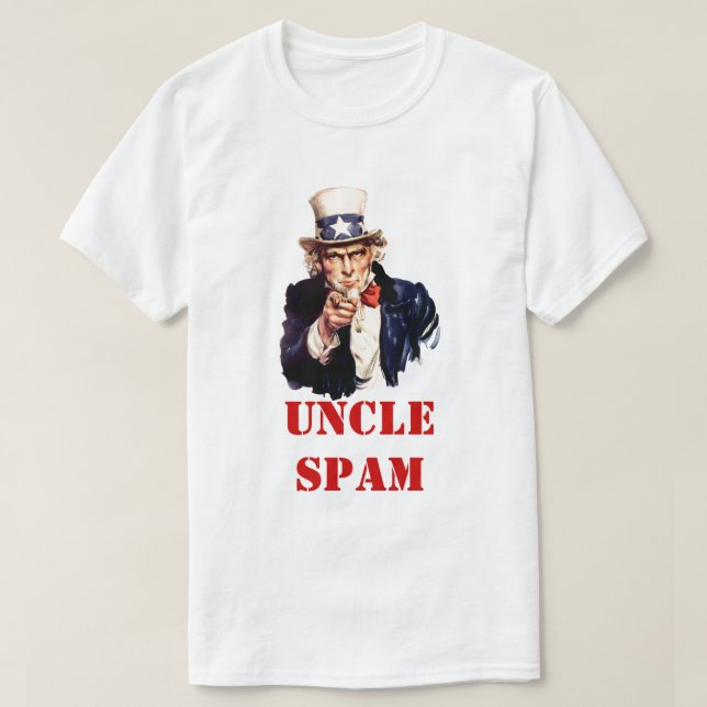 T-shirt Oncle Spam (Design devant)