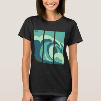 T-shirt Ondes de Pixel