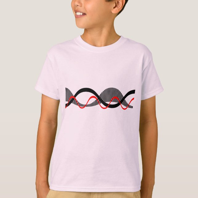T-shirt Ondes sonores (Devant)