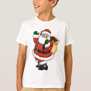 T-shirt Ondulation heureuse du père noël