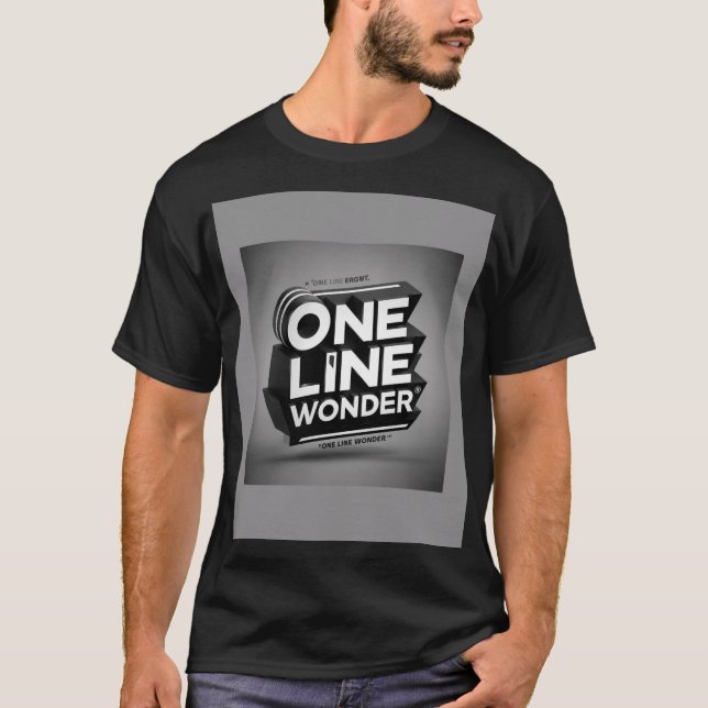 T-shirt One Line Wonder  (Devant)