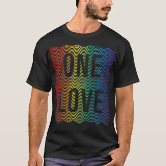 T-shirt one love LBGTQ Pride
