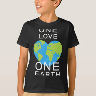 T-shirt One Love One Earth Earth Day Save Our Planet T Shi