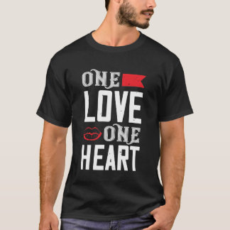 T-shirt One Love One Heart Inspirational Design