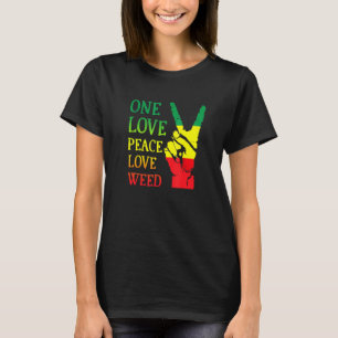 T-shirt One Love Pride Jamaïque Caraïbes Rasta Vacances