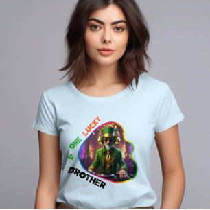 T-shirt One Lucky Brother - Irish Luck and Laughty