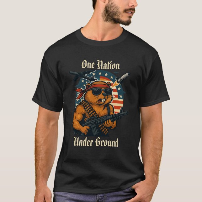 T-shirt One Nation Under Ground - Dark Shirts (Devant)