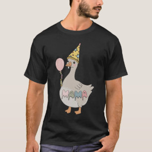 T-shirt One Silly Goose Mama 1er Anniversaire Famille Mat