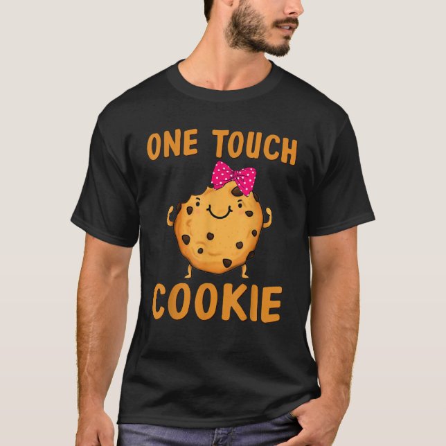T-shirt One Tough Cookie Baking National Chocolate Chip Co (Devant)