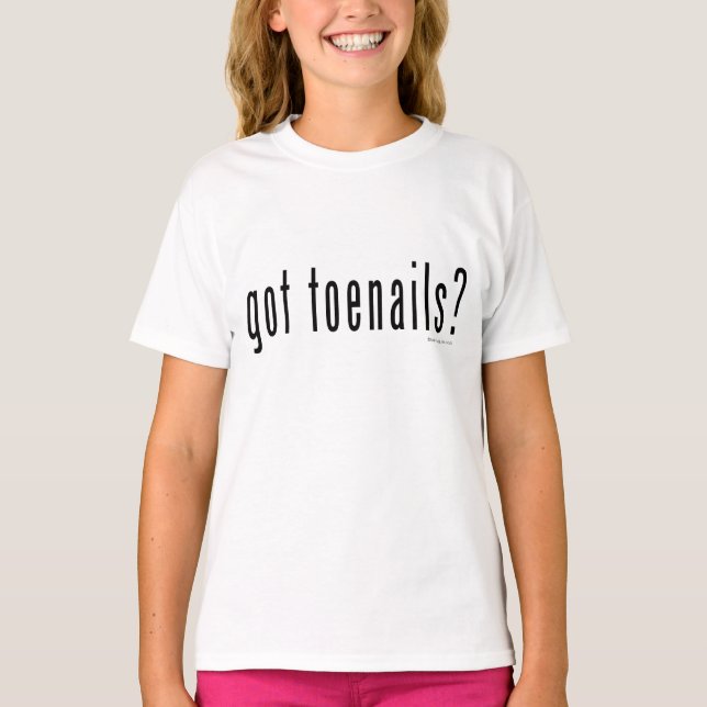 T-shirt Ongles de pied obtenus ? (Devant)