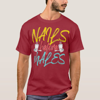 T-shirt Ongles pour femmes avant les hommes Premium
