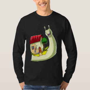 T-shirt Onglet Psychedélique Inspiré Trippy Slug Connexe S