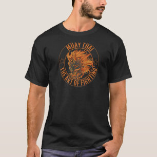 T-shirt Oni Mask Hannya Muay Thai De Combattre