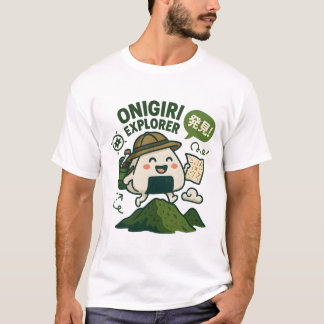 T-shirt Onigiri Explorer – Adventure Wrapped in Rice