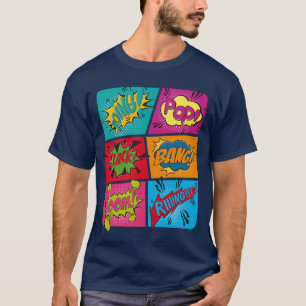 T-shirt onomatopoeia design