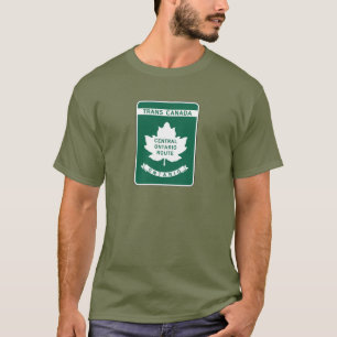T-shirt Ontario, signe de route du Transport-Canada