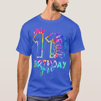T-shirt Onze Jour Étonnant J'Ai 11 Ans Joyeux Anniversaire