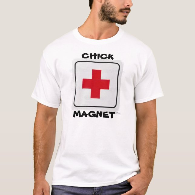 T-shirt oof089 [1], POUSSIN, AIMANT (Devant)