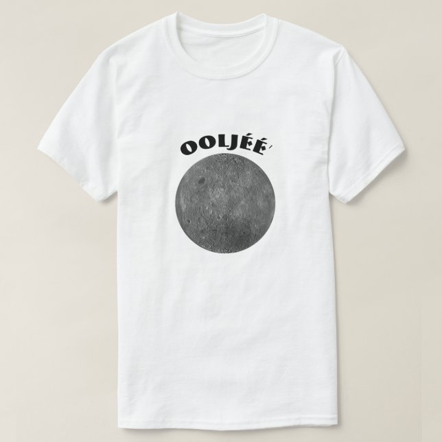 T-shirt Ooljéé's, Lune en navajo (Design devant)