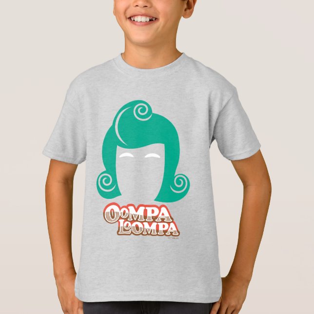 T-shirt Oompa Loompa Graphique de cheveux (Devant)