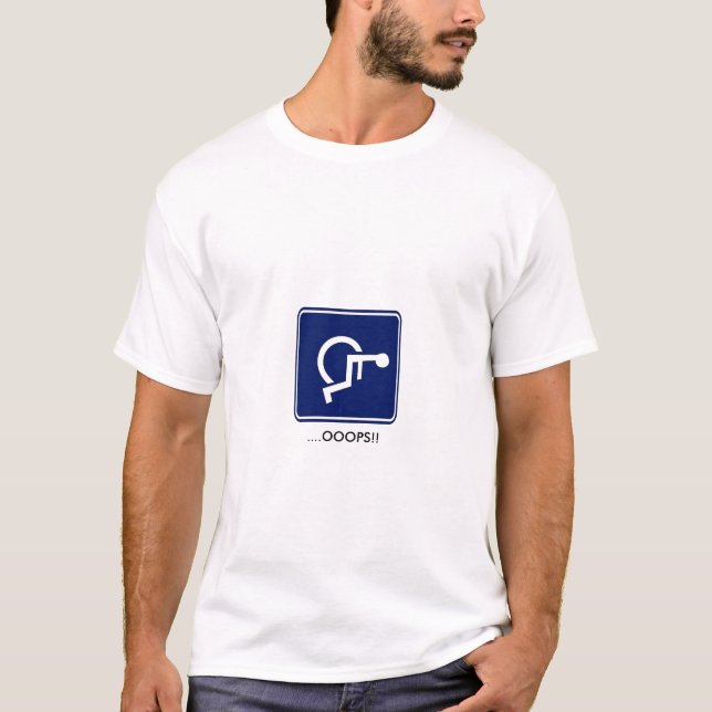 T-SHIRT OOOPS ! CHEMISE D'HANDICAP (Devant)