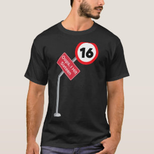 T-shirt Oops I Hit Seize Funny 16th Birthday Boy Girl Ne