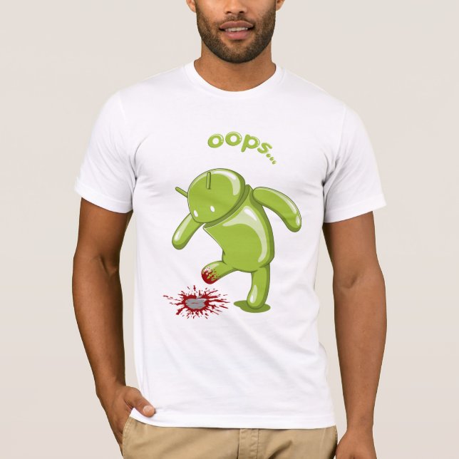 T-shirt Oopss androïde (Devant)