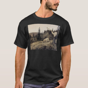 T-shirt Op sous Fjeldet toner en Lur Theodor Kittelsen il