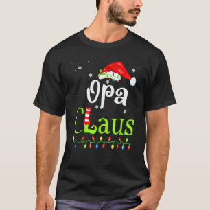T-shirt Opa Claus Pyjama de Noël Famille Correspondant Noë