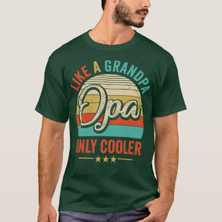 T-shirt Opa Comme Un Grand-Père Seulement Glacière Vintage
